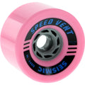 Seismic Speed Vent Defcon Wheels 85x52mm 77a - Bubblegum/Grey (Set of 4) by Skates USA