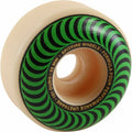 Spitfire Wheels F4 Classic Swirl 52mm 101a - White/Green (Set of 4) by Skates USA