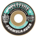 Spitfire Wheels F4 Conical Full 58mm 97a - Turquoise (Set of 4) by Skates USA