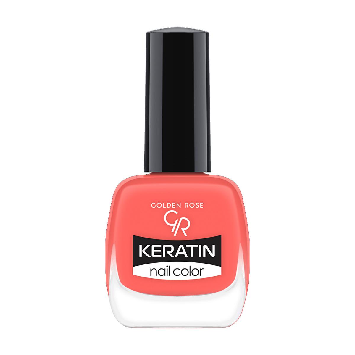 Golden Rose Keratin Nail Polish - Long Lasting Color & Nourishing Nail Care