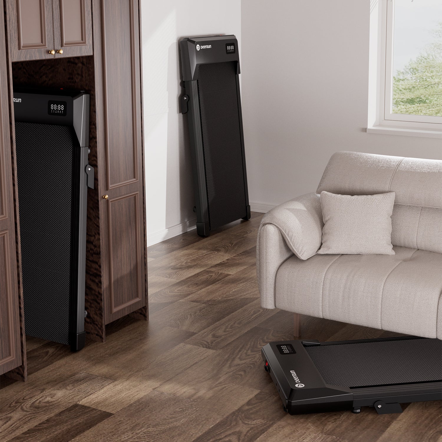 DeerRun Q2 Urban Smart Walking Pad with Incline Treadmill Remote Control – DeerRun®, view 8