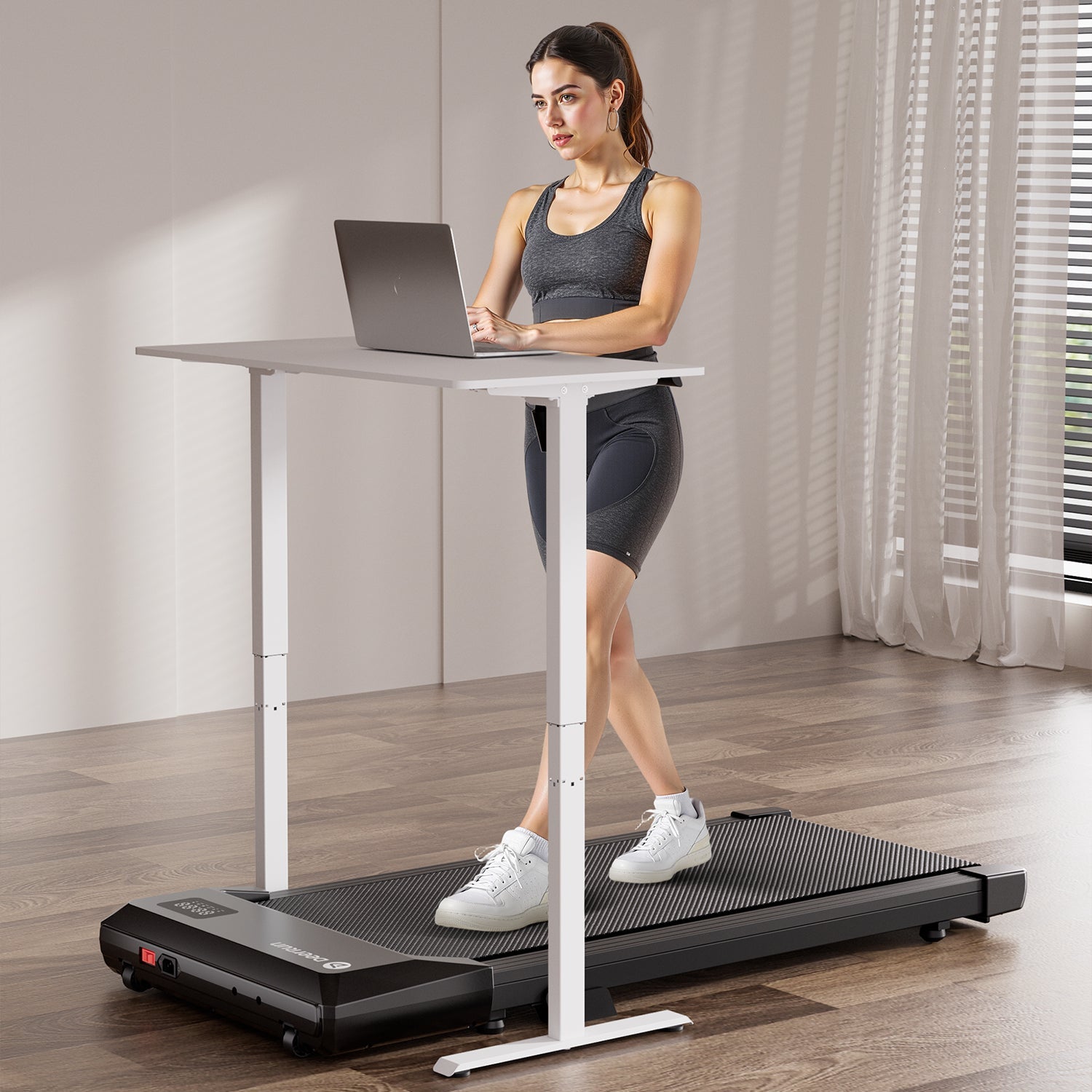 DeerRun Q2 Urban Smart Walking Pad with Incline Treadmill Remote Control – DeerRun®, view 5