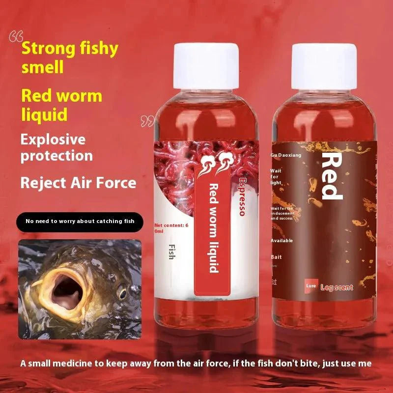Premium Red Worm Fishing Liquid – Perfect Carp Bait