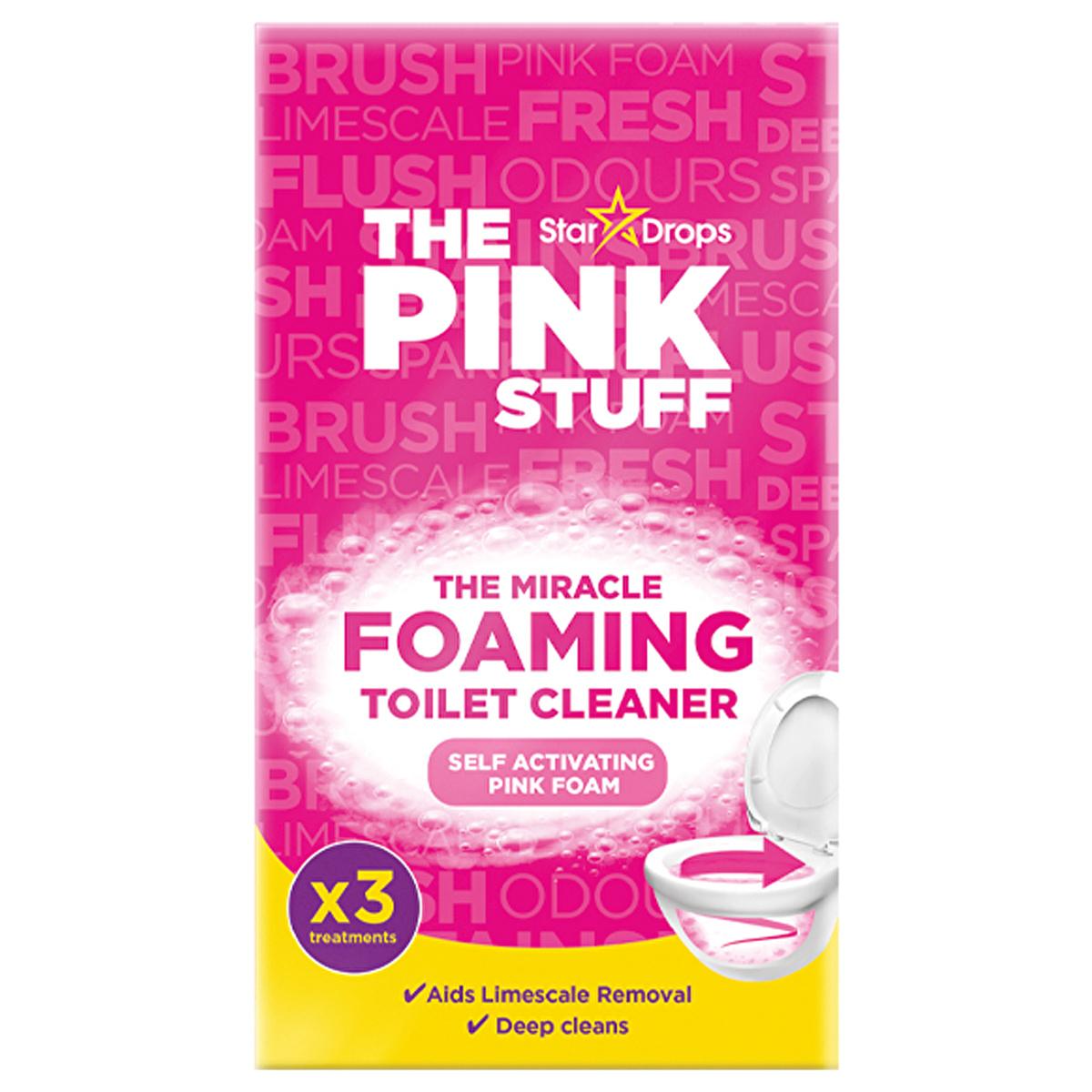 The Pink Stuff Toilet Bowl Cleaner - Deep Cleaning Foam, Stain & Limescale Remover, Odor Eliminator - Leaves a Fresh Scent