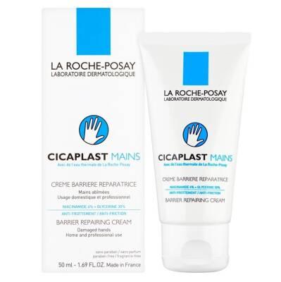 La Roche-Posay Cicaplast Mains: Repairing Hand Cream for Dry, Cracked Hands - Hypoallergenic Moisturizer for Sensitive Skin & Eczema Relief