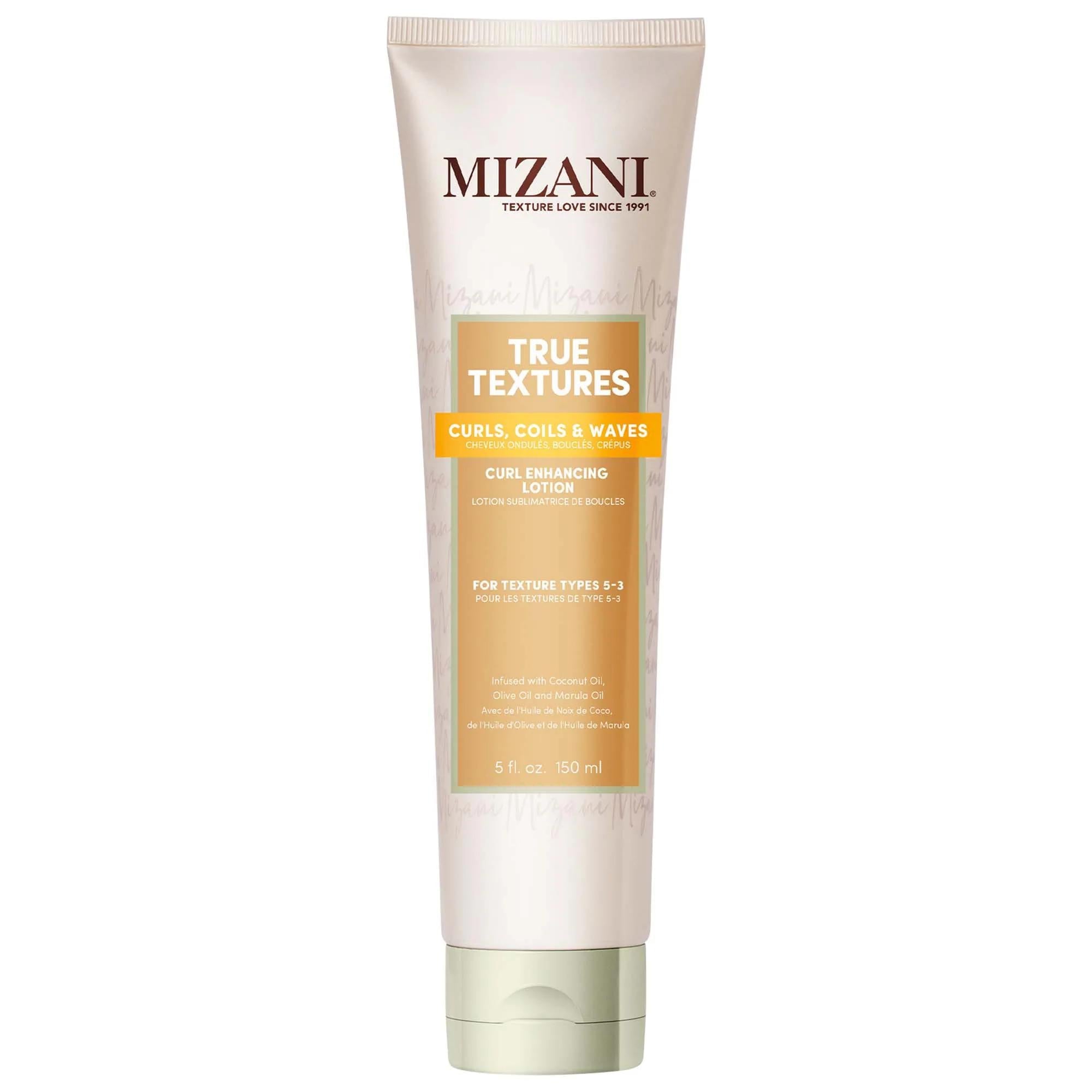 True Textures Curl Enhancing Hair Cream: Define Curls, Eliminate Frizz, & Boost Shine with Coconut & Marula Oils - Silicone & Paraben Free.