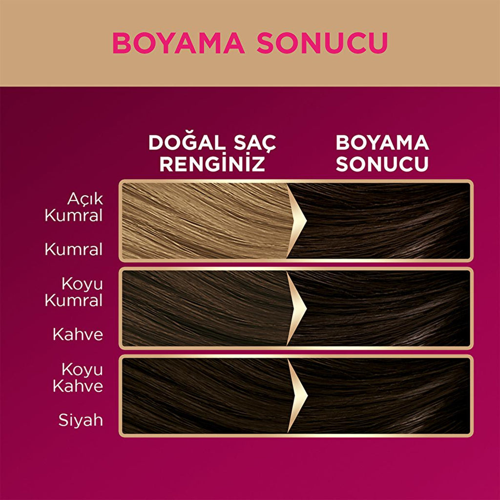 Palette Deluxe Hair Dye - Long-Lasting Rich Color & Nourishment for Vibrant Hair