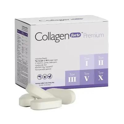 Collagen Forte Collagen Supplement 1500mg - Premium Hydrolyzed Collagen Peptides for Skin, Hair, Nail & Joint Health Support