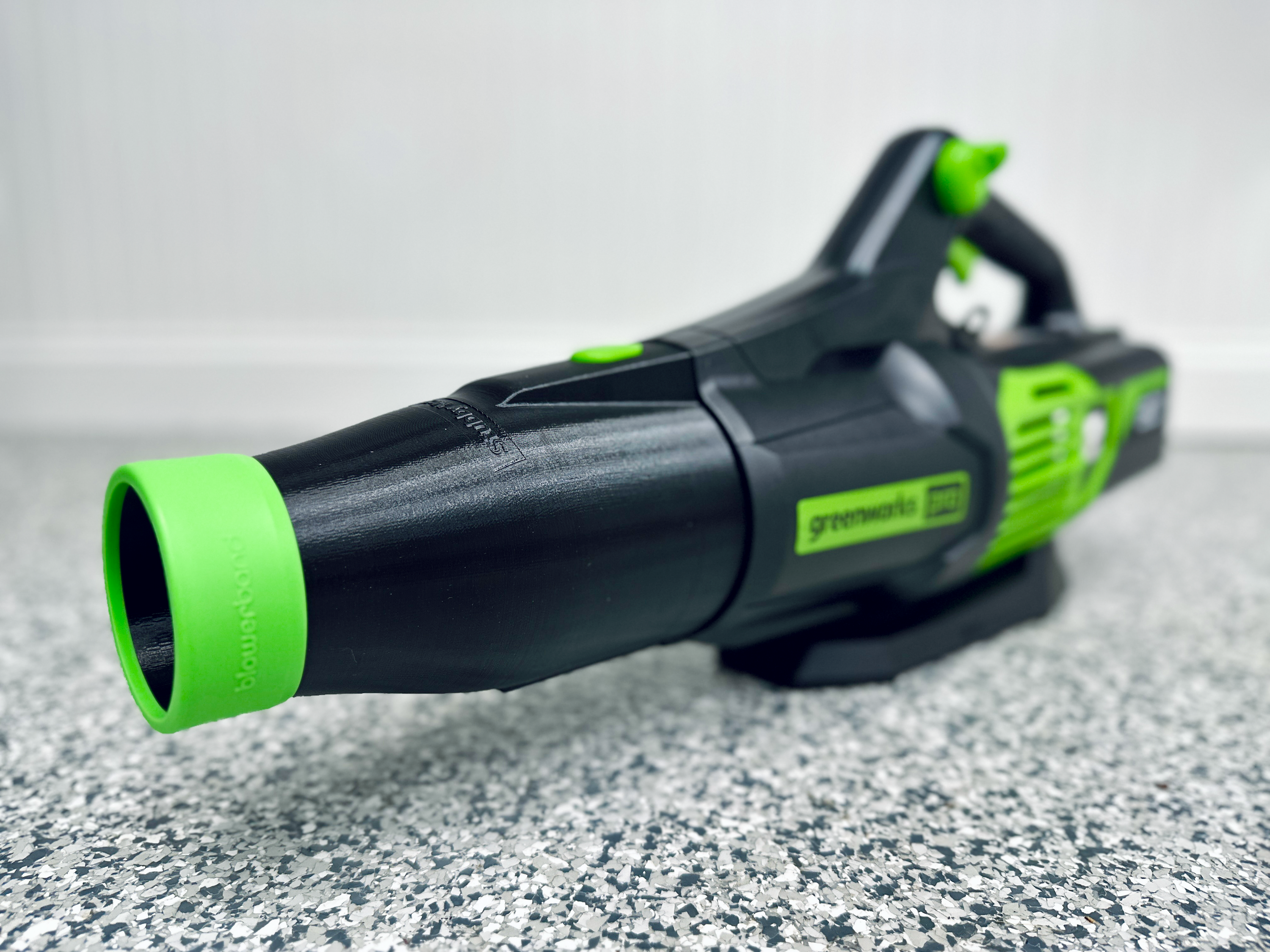 STUBBY® Car Drying Nozzle for Greenworks 760, 730, 700, 610, 585, 550, 515, & 500 CFM Leaf Blowers – Stubby Nozzle Co.