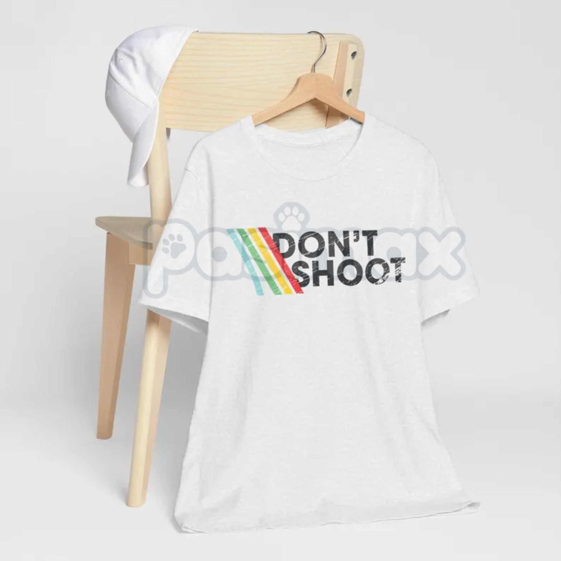 Pasimax DON'T SHOOT Gaming Shirt - Funny Gamer Slogan Tee, Multiplayer Video Game Apparel, Casual Gaming Streetwear — detail 