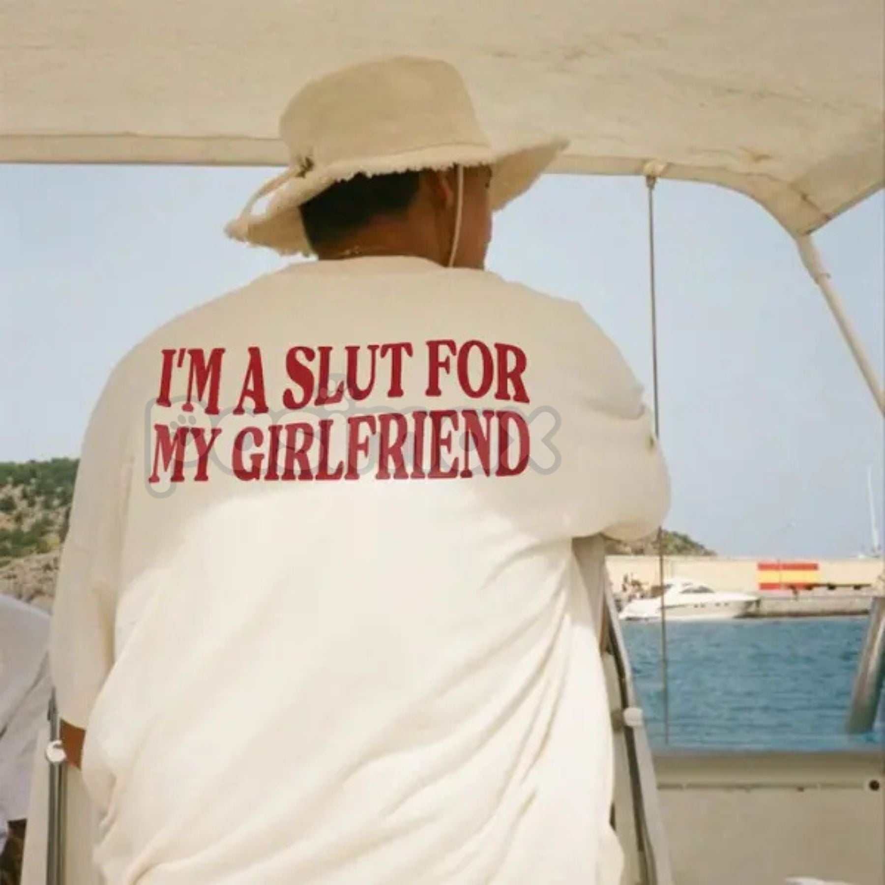 Pasimax "I'm a Slut for My Girlfriend" T-Shirt - Funny Valentine's Day Gift for Boyfriend, Ironic Relationship Slogan Tee, Un