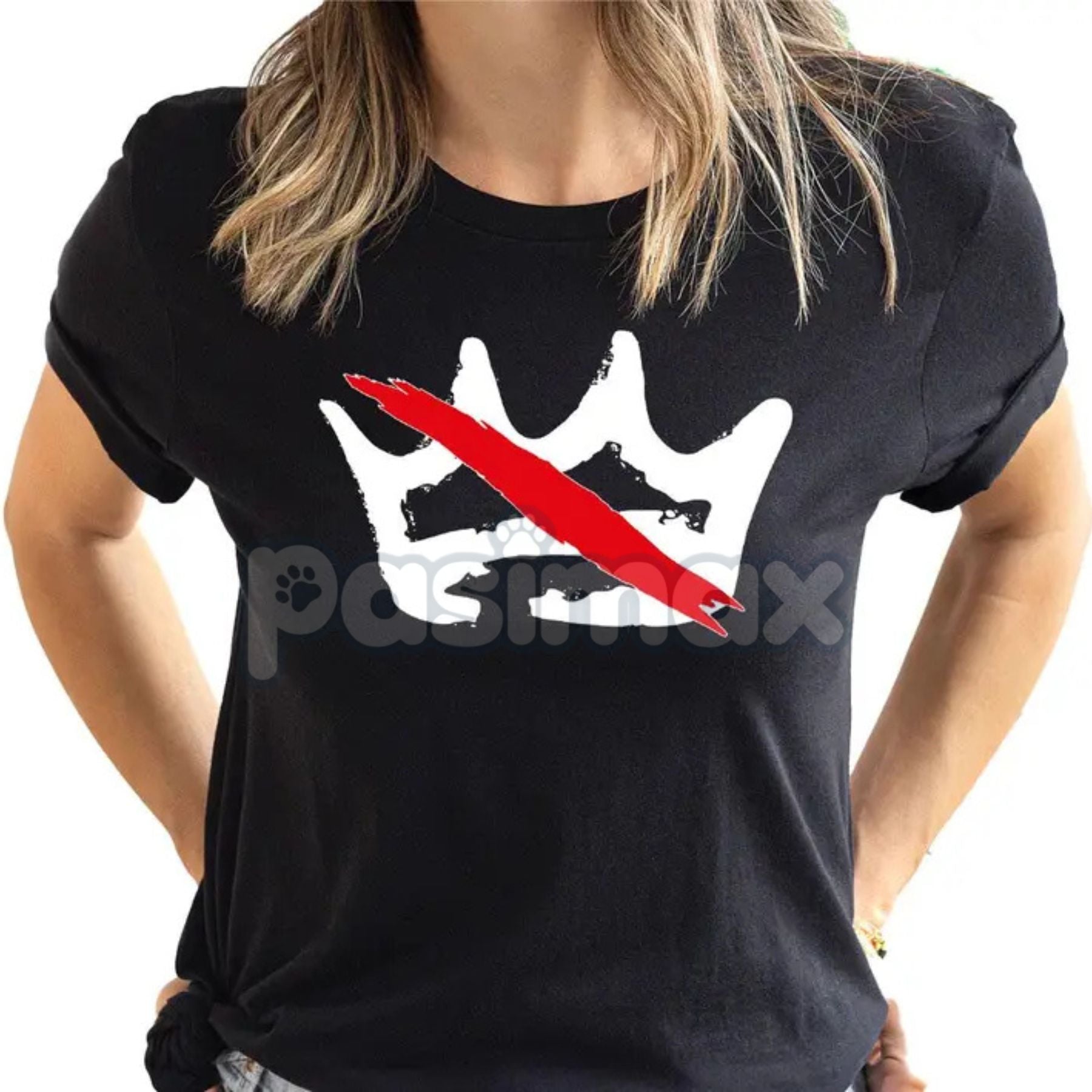 Pasimax "Nope Kings Tee" — detail close-up