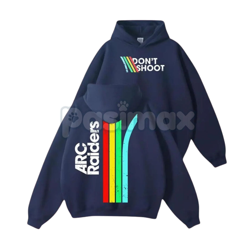 Pasimax Don’t Shoot ARC Gaming 2-Side Hoodie – First Responder Roleplay Statement Pullover, Unique Gaming Apparel, Unisex — d
