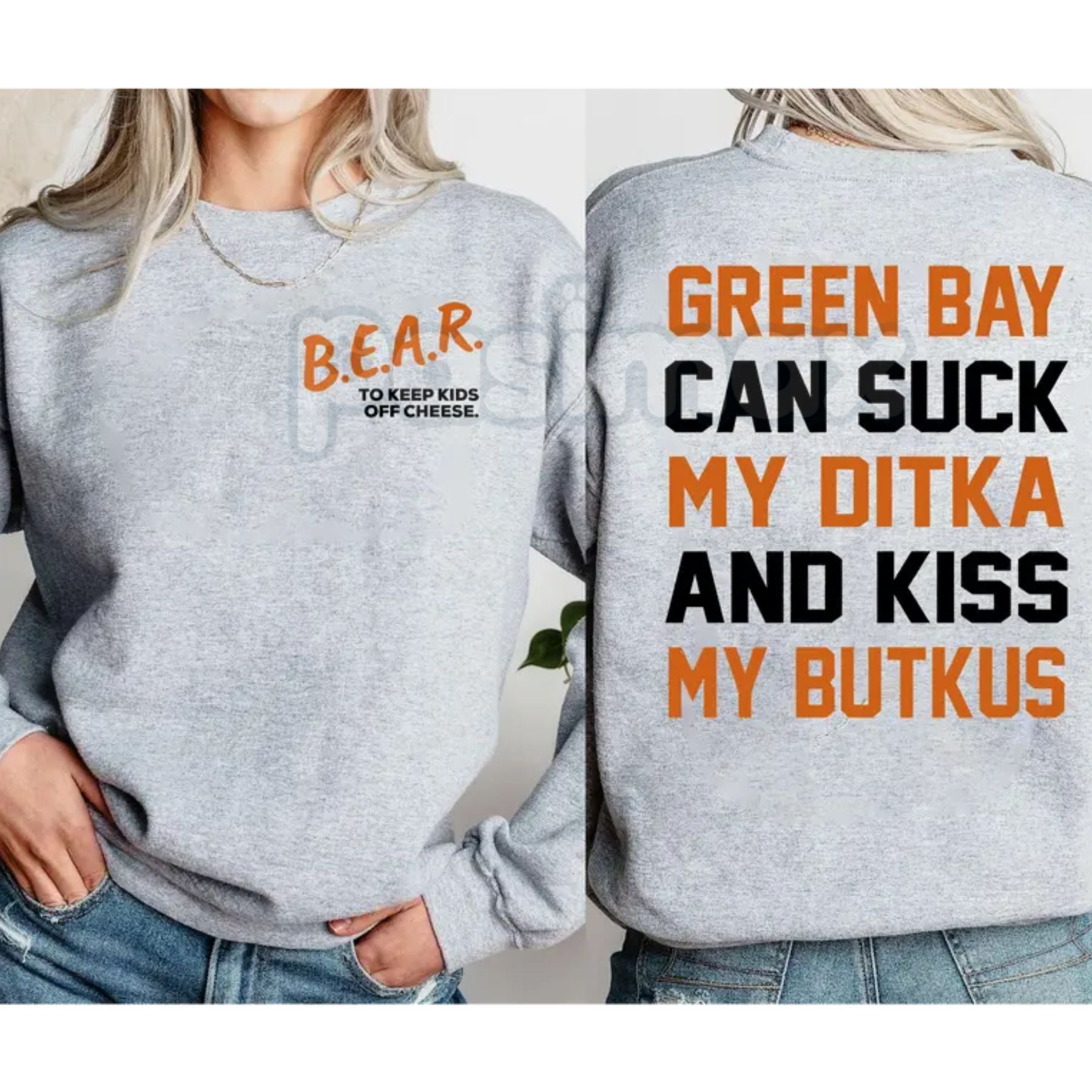 Pasimax Vintage B To Keep Kids Off Cheese Sweatshirt | Surrealist Humor Graphic Jumper | Retro Anti-Cheese PSA Crewneck | Wei