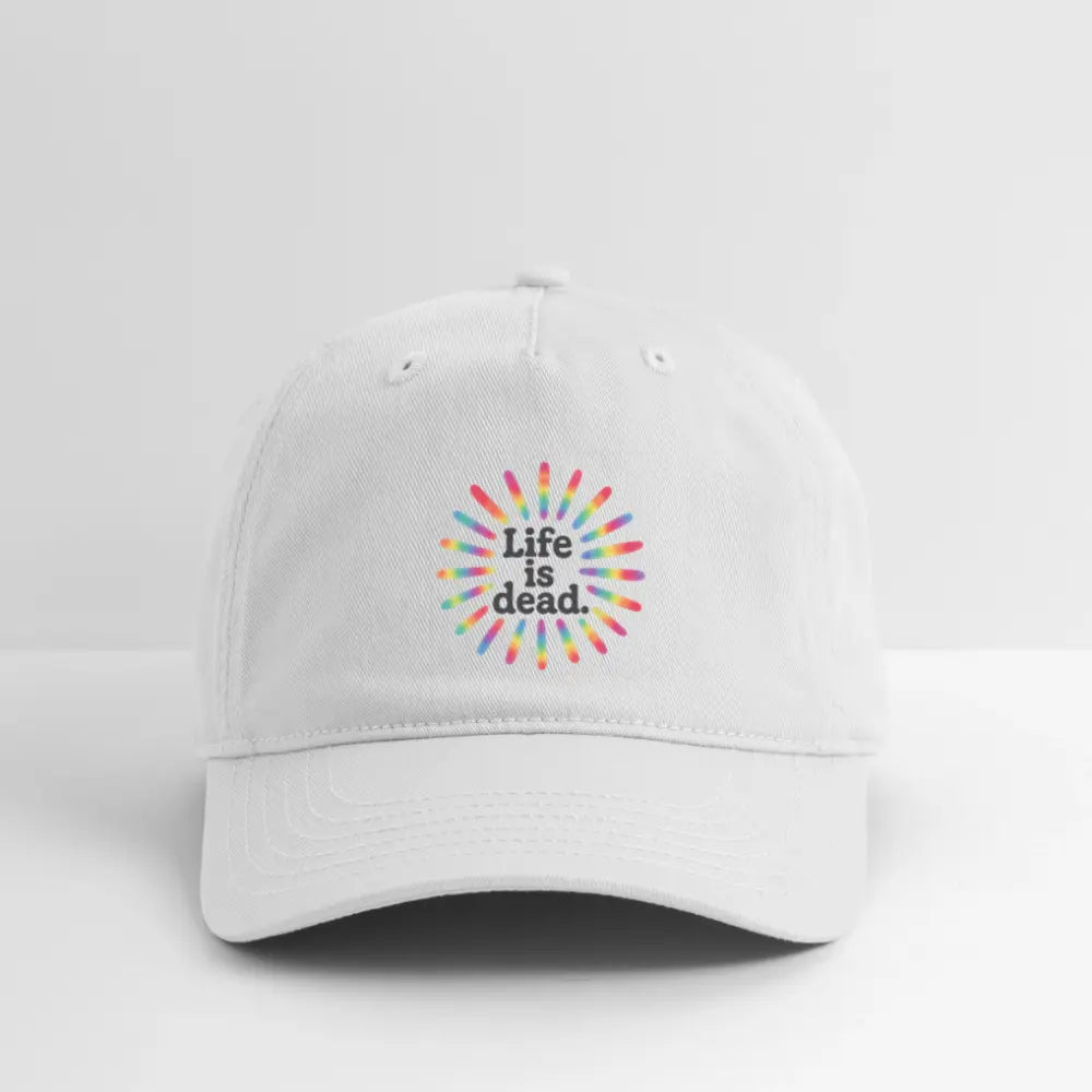 Life is Dead TieDye Sunburst Dad Hat