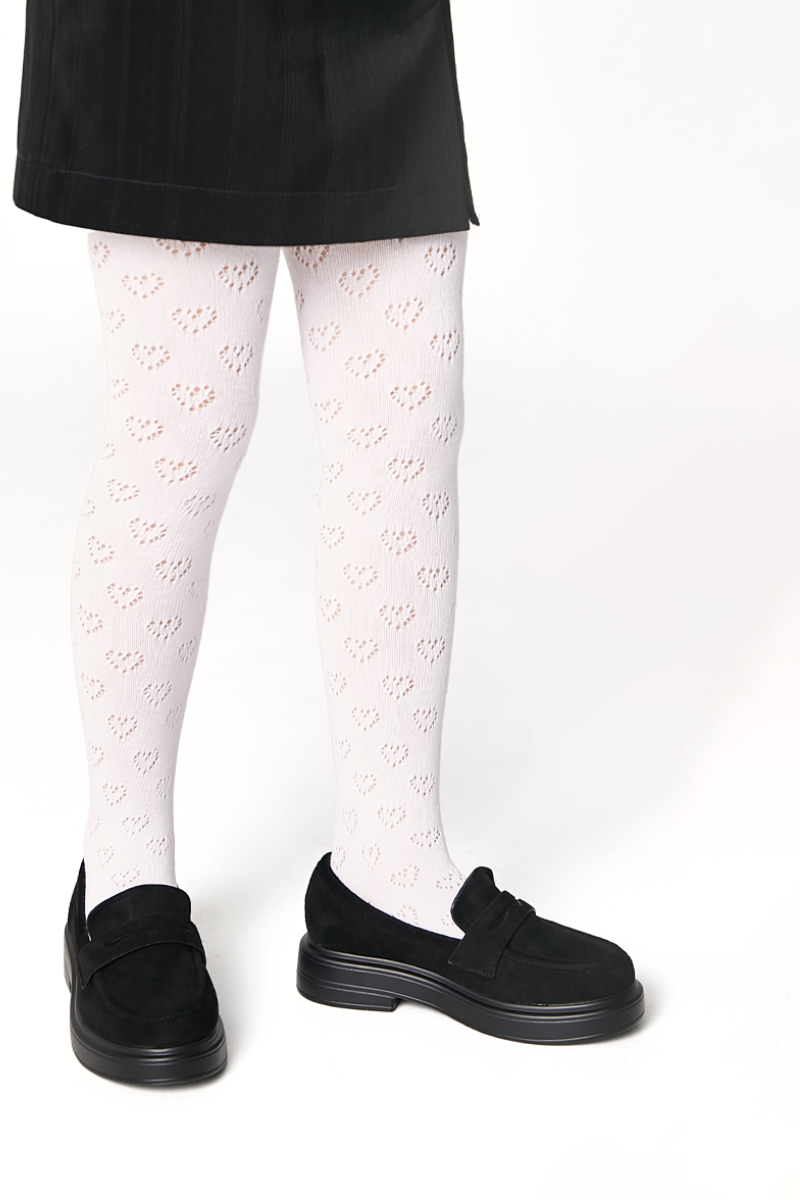 TheRanok.com Conte-Kids Cotton Tights for girls - Miss 609 — detail close-up