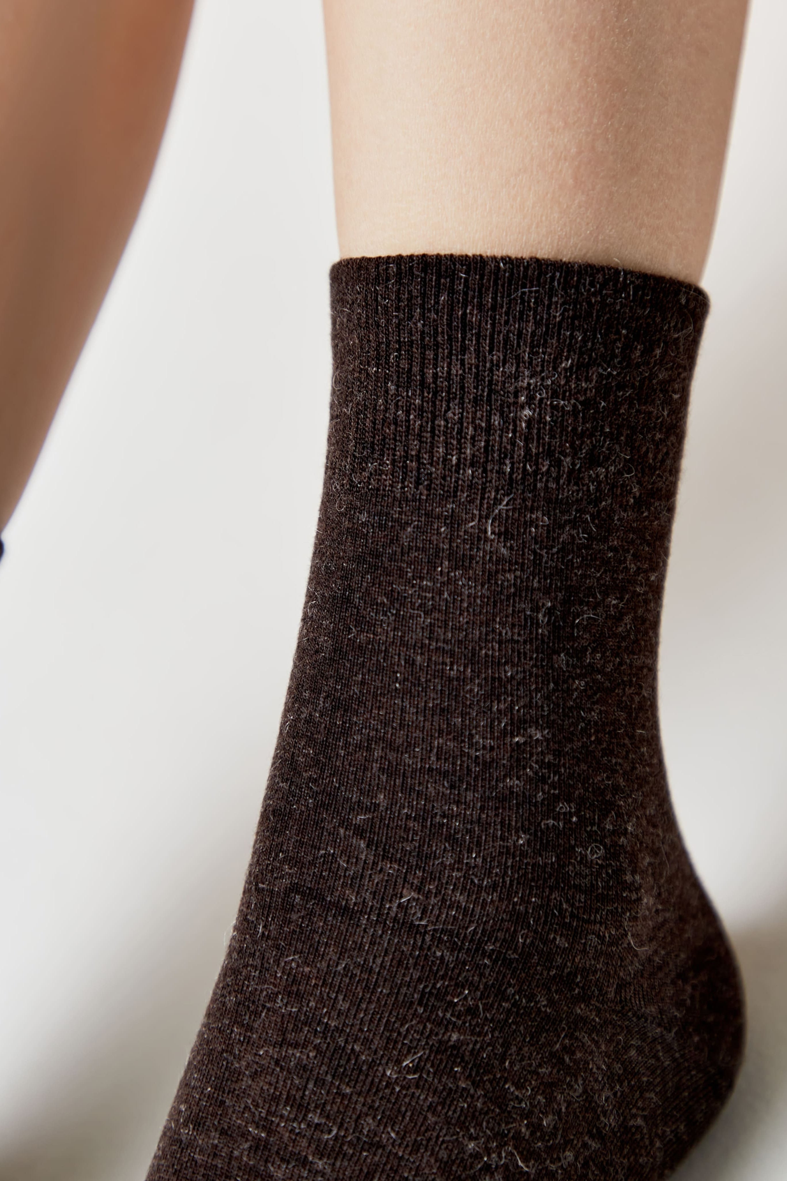 TheRanok.com Viscose and Cashmere Socks Conte Comfort 000 — fabric or material detail
