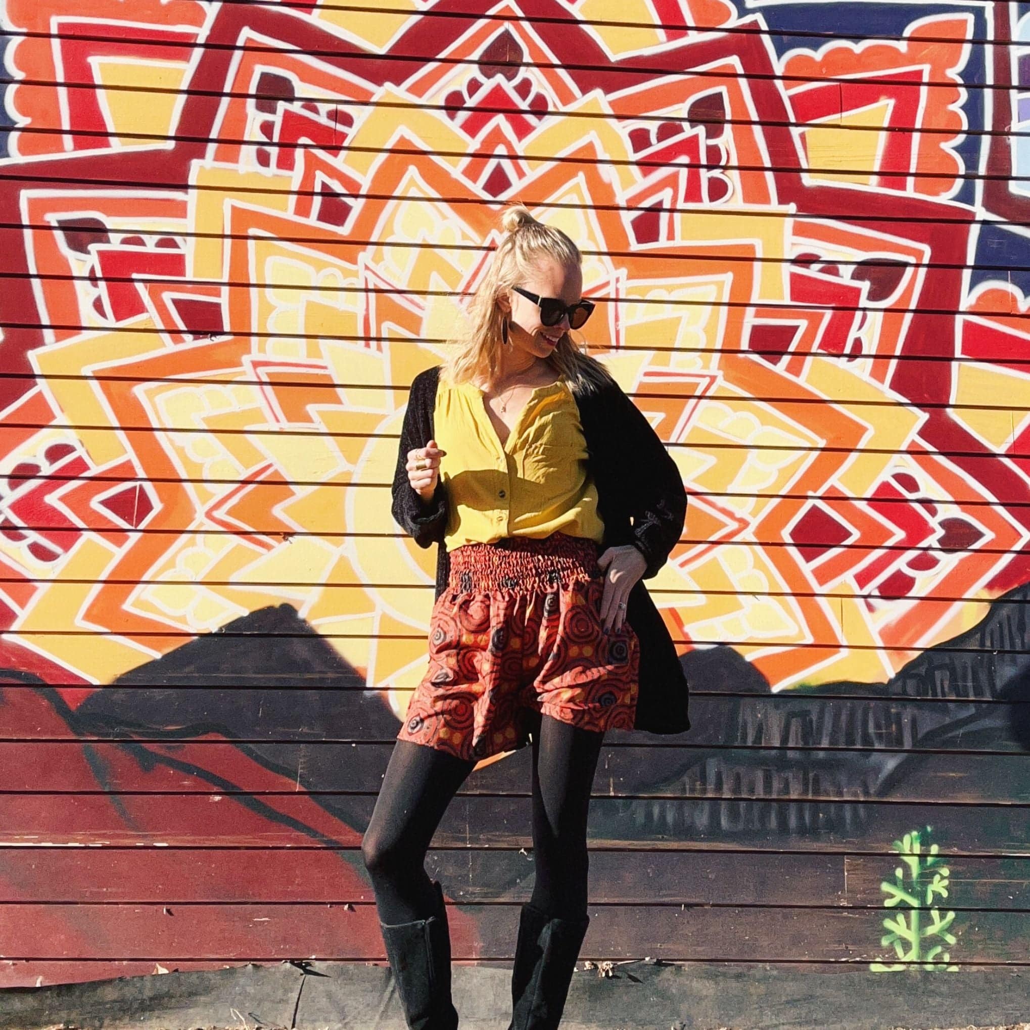 Darn Good Yarn Laurel Canyon Lounge Shorts — clothing and accessories category context