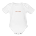 WONENA Gentle by Design Organic Short Sleeve Baby Bodysuit — main product shot