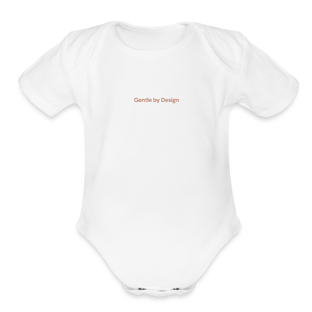 WONENA Gentle by Design Organic Short Sleeve Baby Bodysuit — main product shot