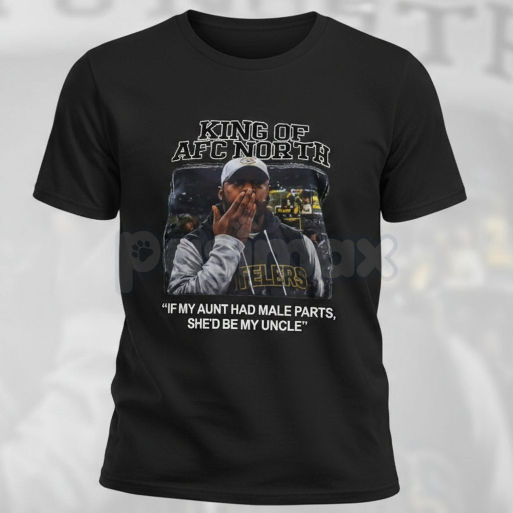 Pasimax Missed Field Goal Mike Tomlin T-Shirt - Funny Pittsburgh Football Fan Tee, Steelers Game Day Sarcastic Shirt, Coach T