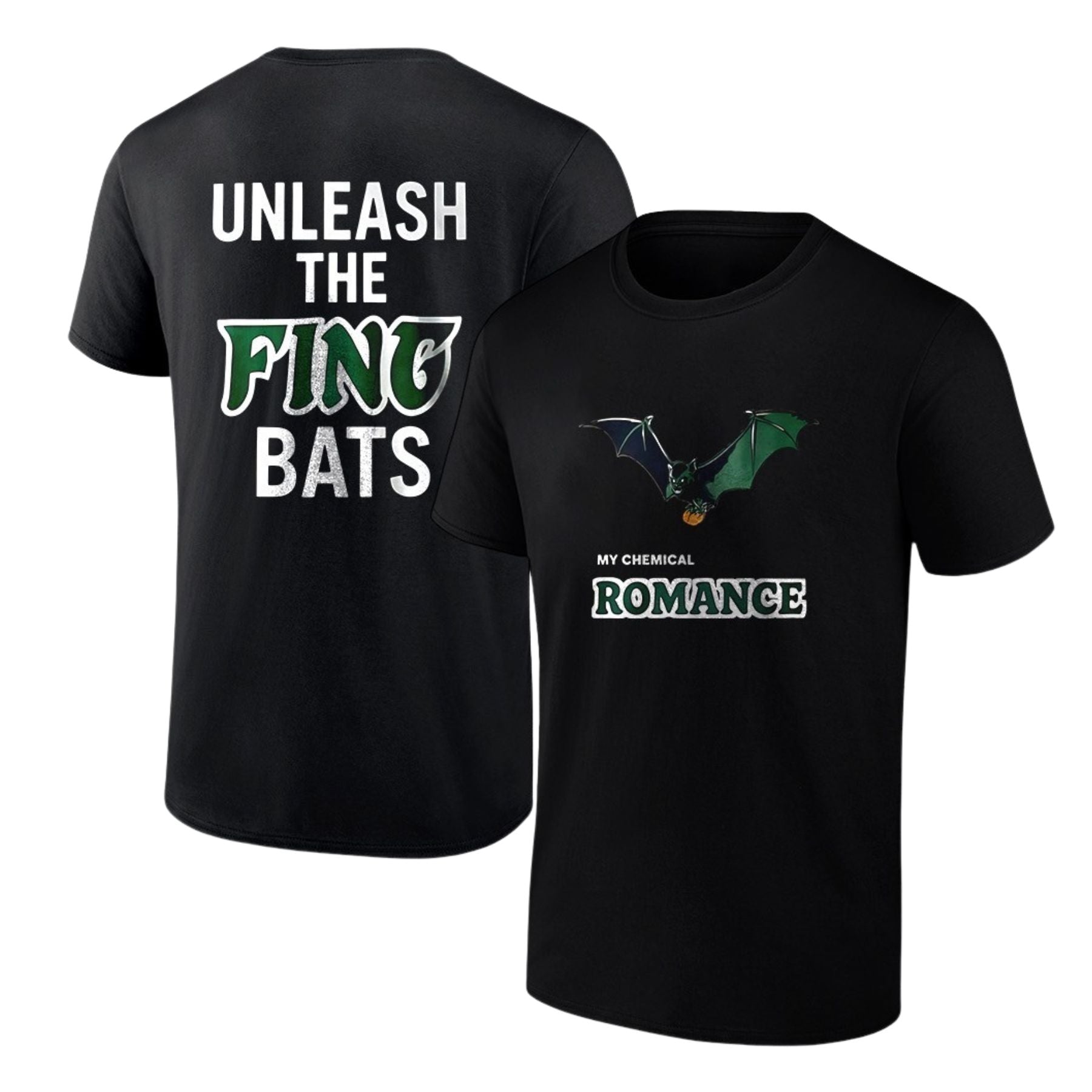 Pasimax My Chemical Romance "Unleash The F'ING Bats" T-Shirt — detail close-up
