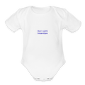 WONENA Born with Intention Organic Short Sleeve Baby Bodysuit — main product shot