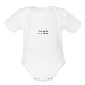 Born with Intention Organic Short Sleeve Baby Bodysuit