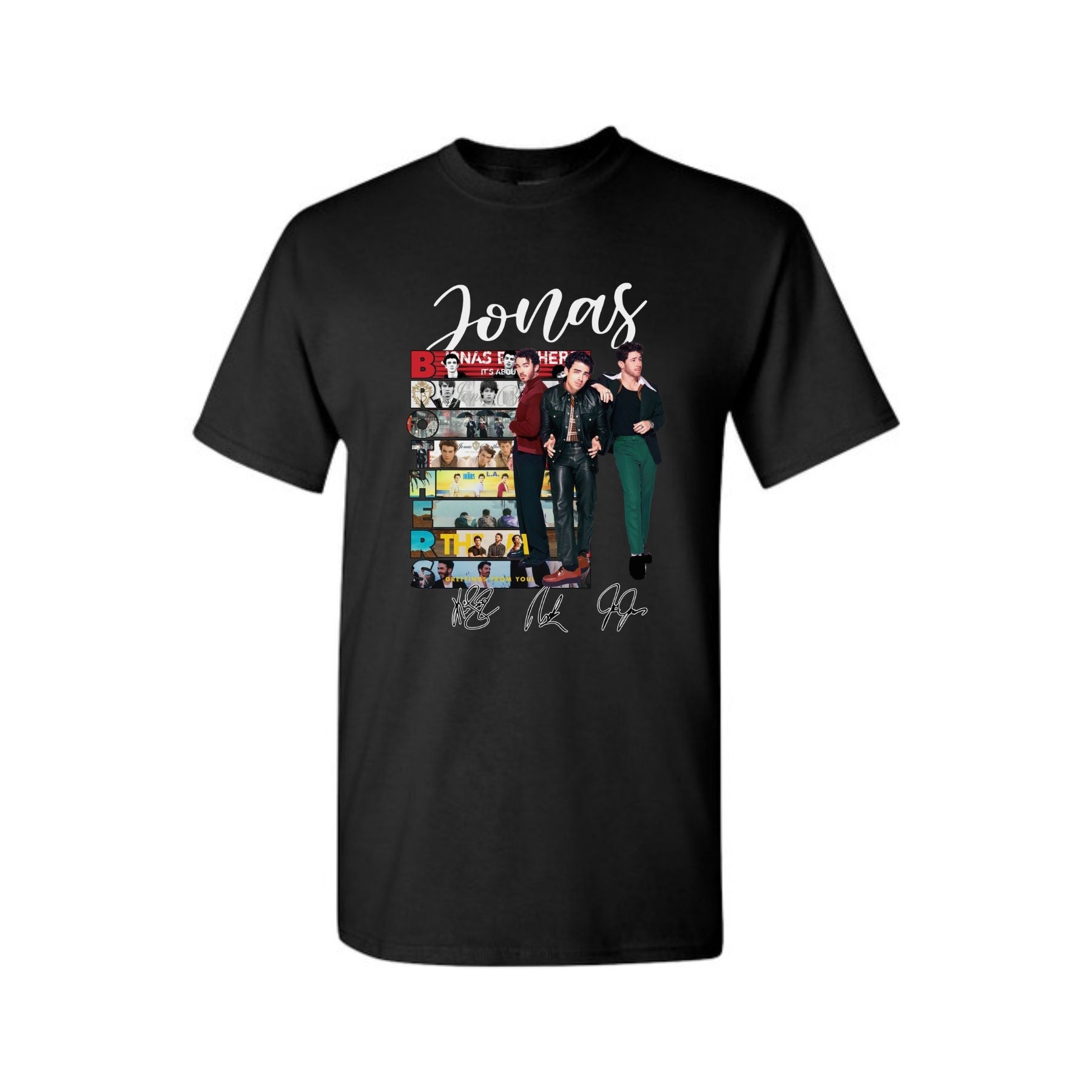 Pasimax Jonas Brothers Fan T-Shirt — detail close-up