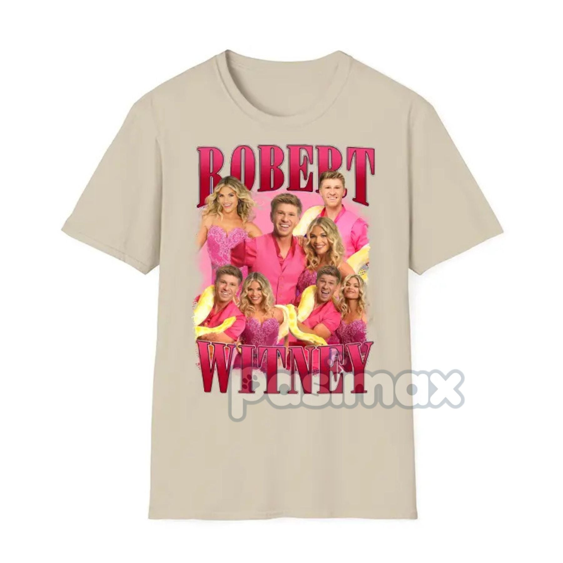 Pasimax "Stars on Stage" Pink Dance T-Shirt — detail close-up