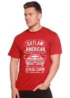 Spun Bamboo Outlaw American Muscle Spun Bamboo® Men's Bamboo Viscose/Organic Cotton Short Sleeve Graphic T-Shirt — side view