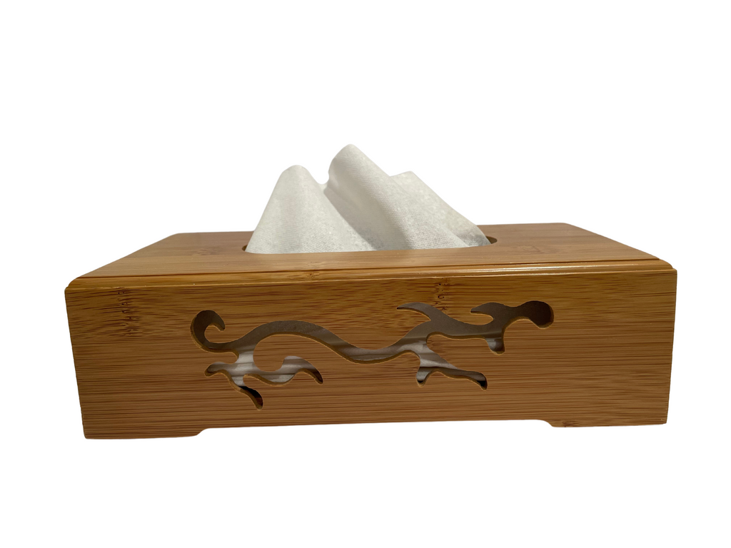 Spun Bamboo Bamboo Tissue Box — main product shot