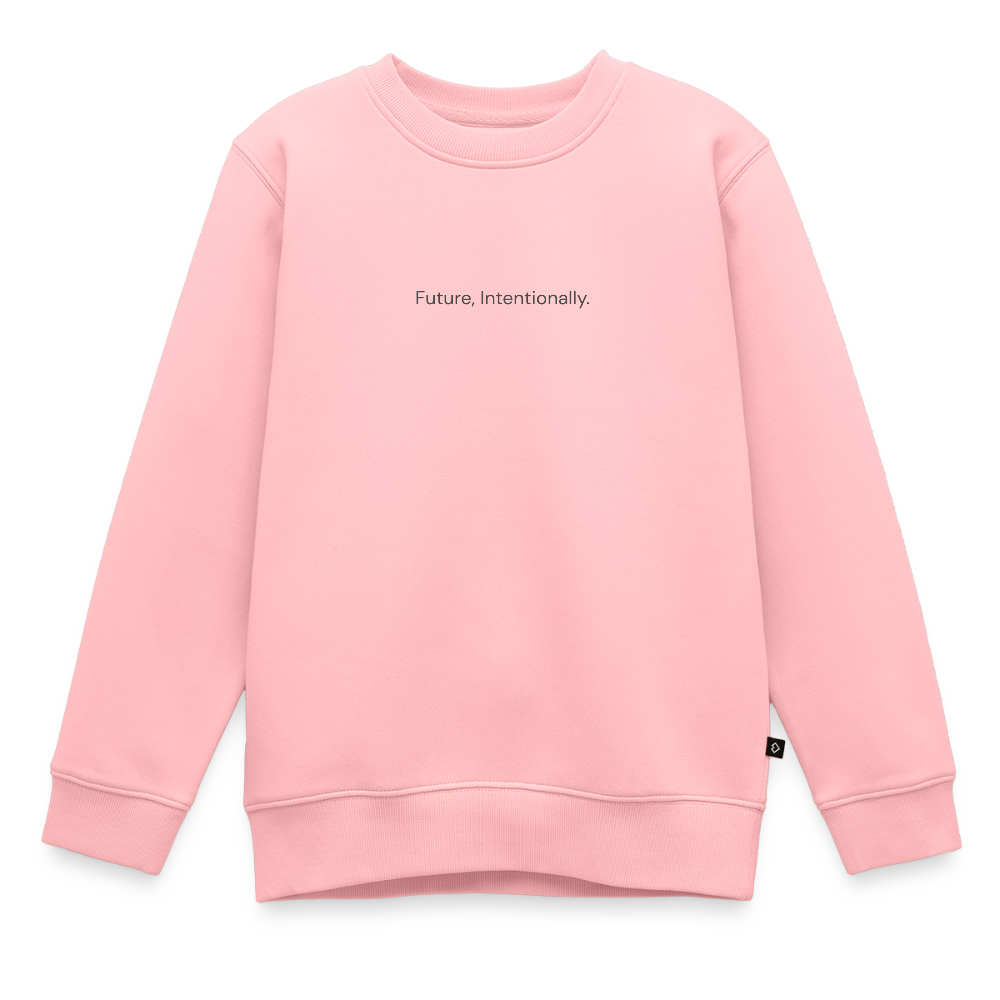 WONENA Future Intentionally Kids’ Premium Organic Sweatshirt — main product shot