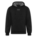WONENA Curate with intention Unisex Organic Hoodie — detail close-up