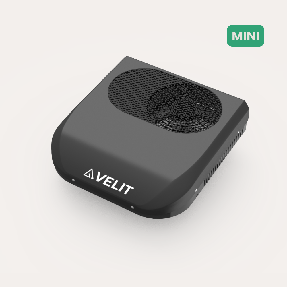Velit 2000R Mini - 12V/48V Rooftop Air Conditioner – velitcamping, view 2