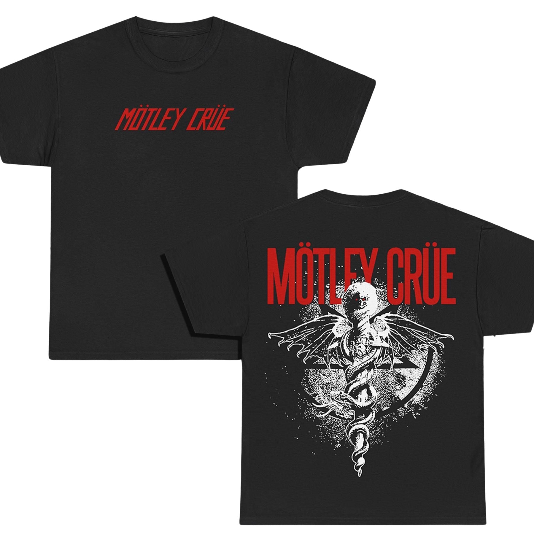 Pasimax Motley Crue Tour Shirt — detail close-up