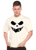 Spun Bamboo Halloween Boo Men's Bamboo Viscose/Organic Cotton Short Sleeve Graphic T-Shirt — main product shot