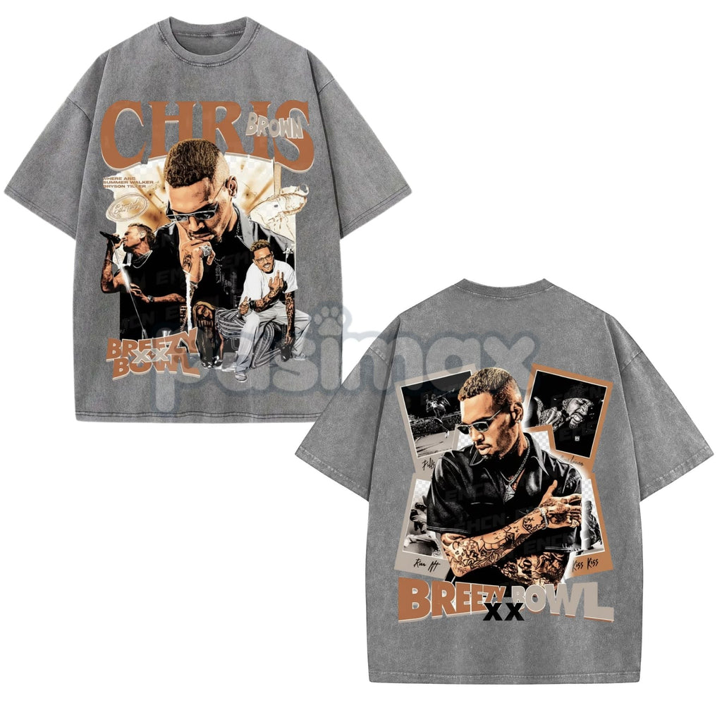 Pasimax Breezy Bowl XX Concert Washed T-Shirt 2025 — detail close-up