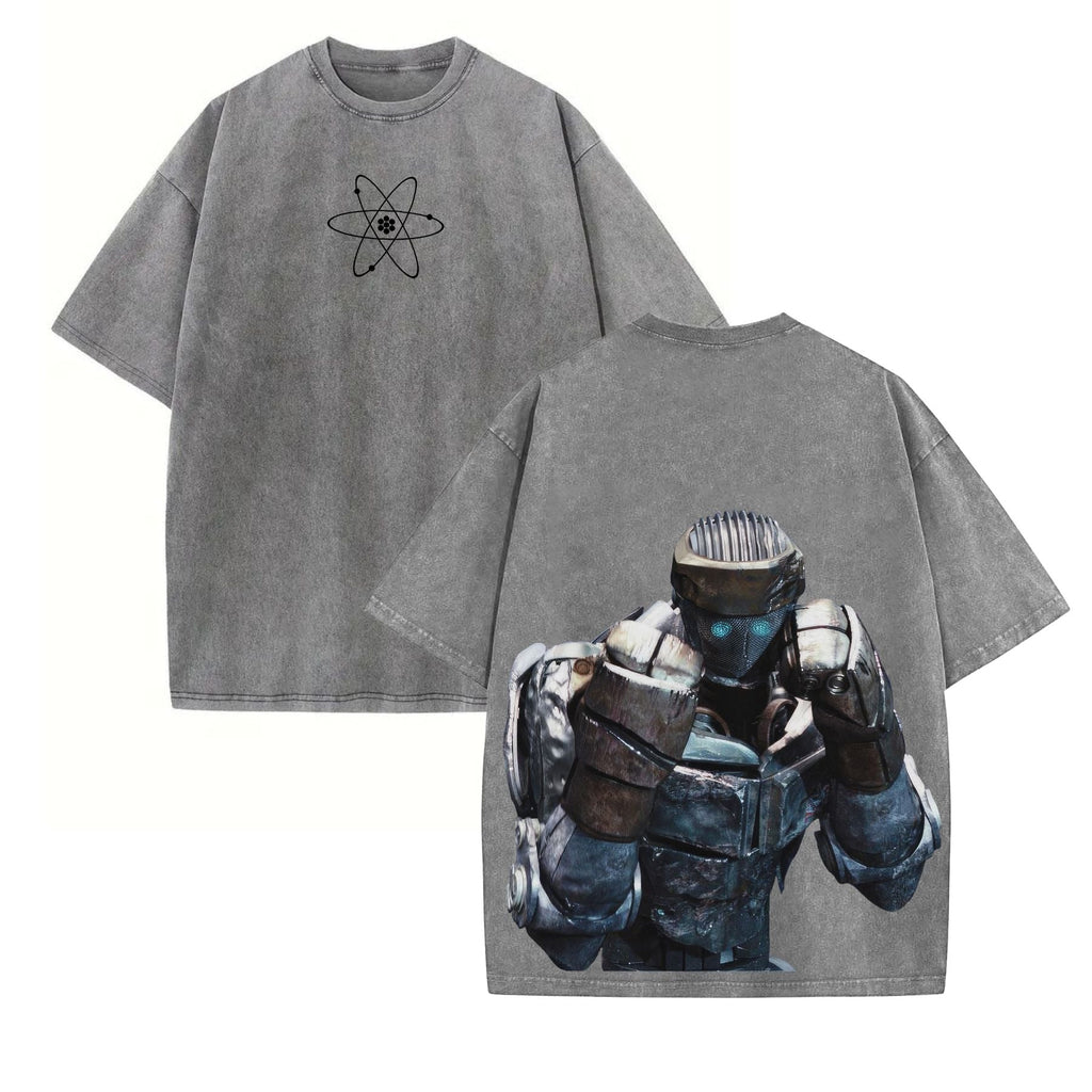 Pasimax Atom Real Steel T-Shirt — detail close-up