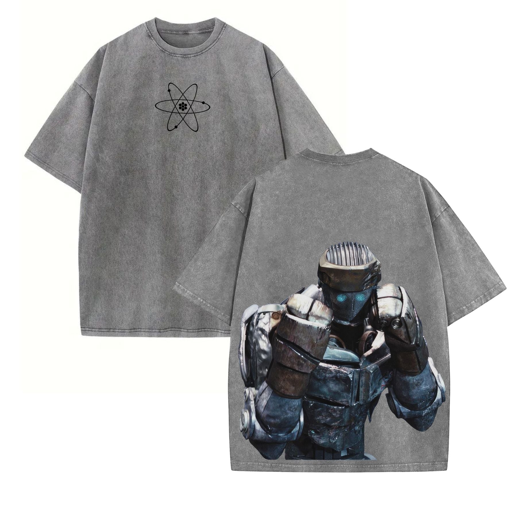Pasimax Atom Real Steel T-Shirt — detail close-up