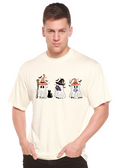 Spun Bamboo Halloween Boo Men's Bamboo Viscose/Organic Cotton Short Sleeve Graphic T-Shirt — main product shot