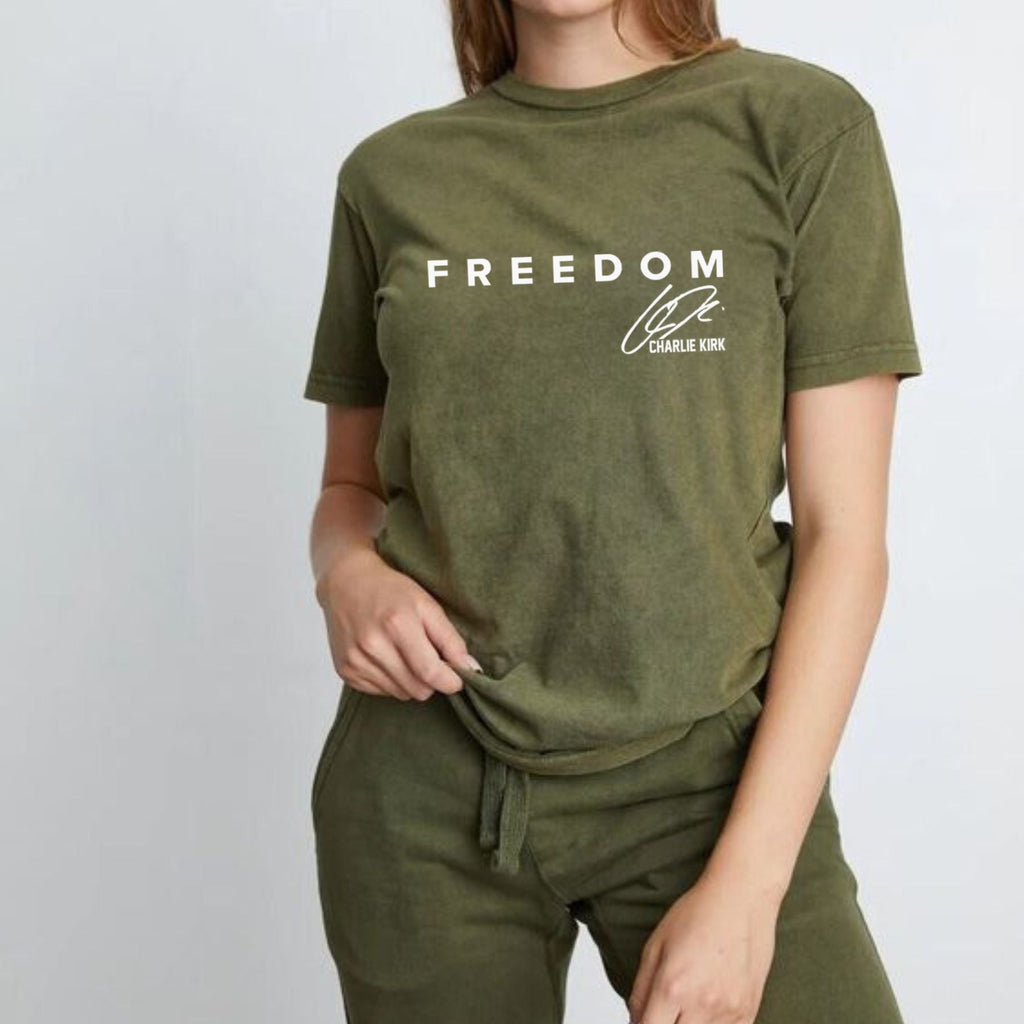 Pasimax Charlie Kirk "Voice of a Generation" T-Shirt — lifestyle context