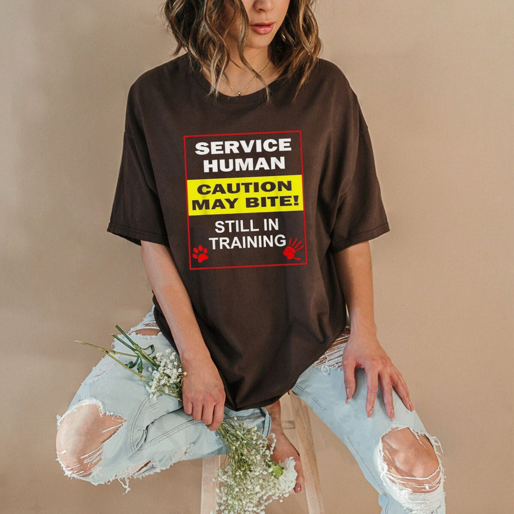 Pasimax "Emotional Support Human Do Not Pet" T-Shirt - Funny Service Dog Love Tee, Summer Gift for Dog Owners — back view