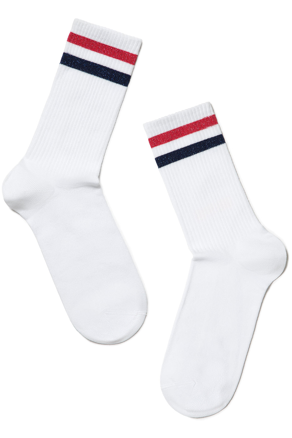 TheRanok.com Conte Cotton Long Socks Active 157 - Lurex Stripes — alternative angle