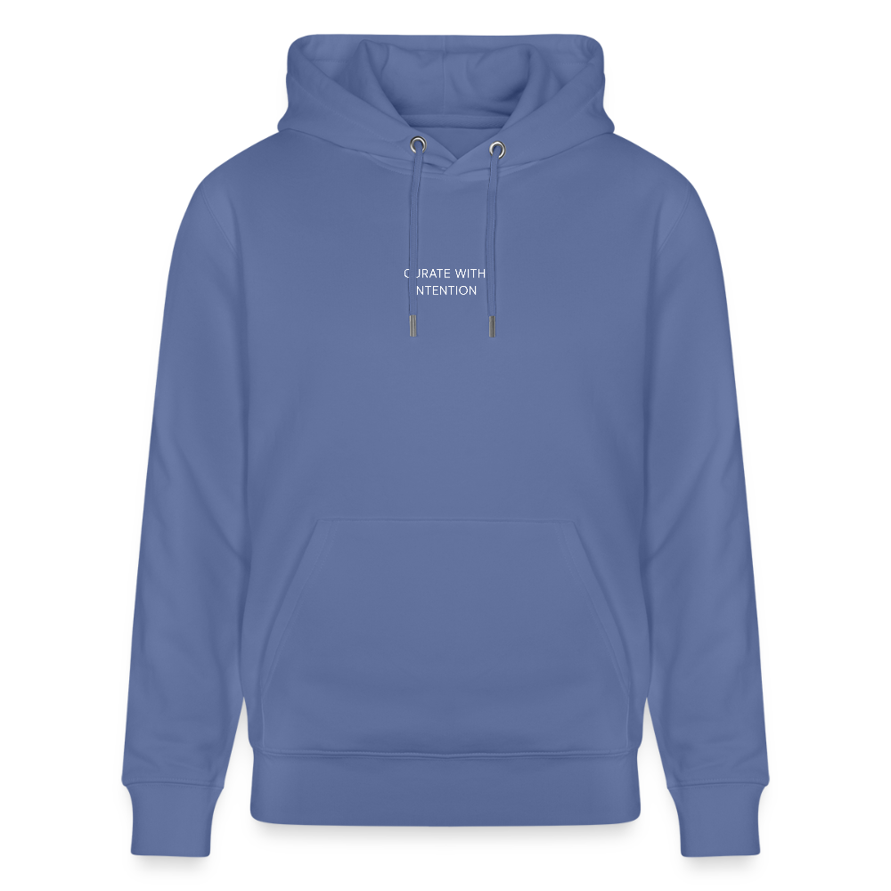 WONENA Curate with Intention Heavyweight Unisex Hoodie Cruiser — color detail