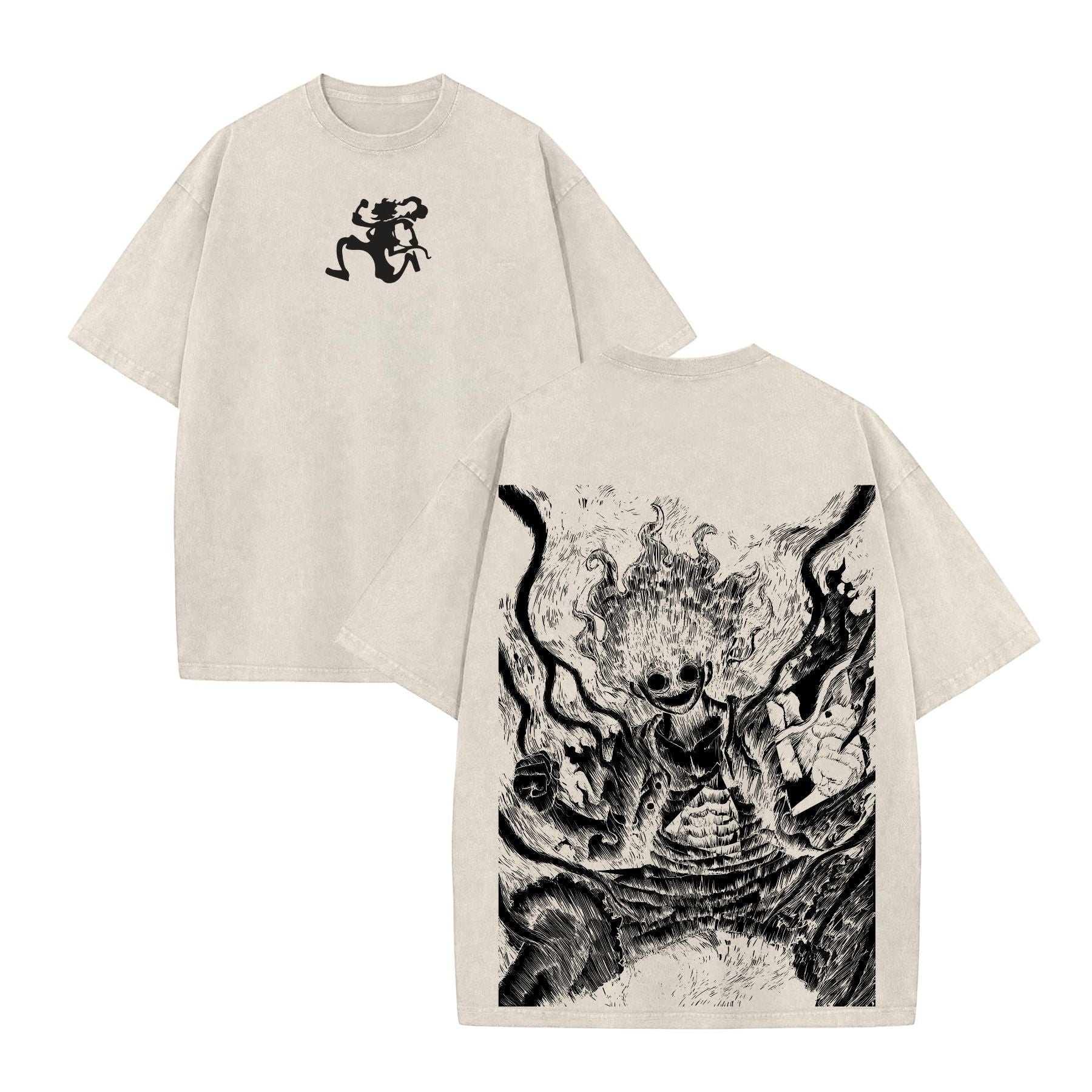 Pasimax One Piece "Luffy Joyboy" Retro Vintage T-Shirt — lifestyle context