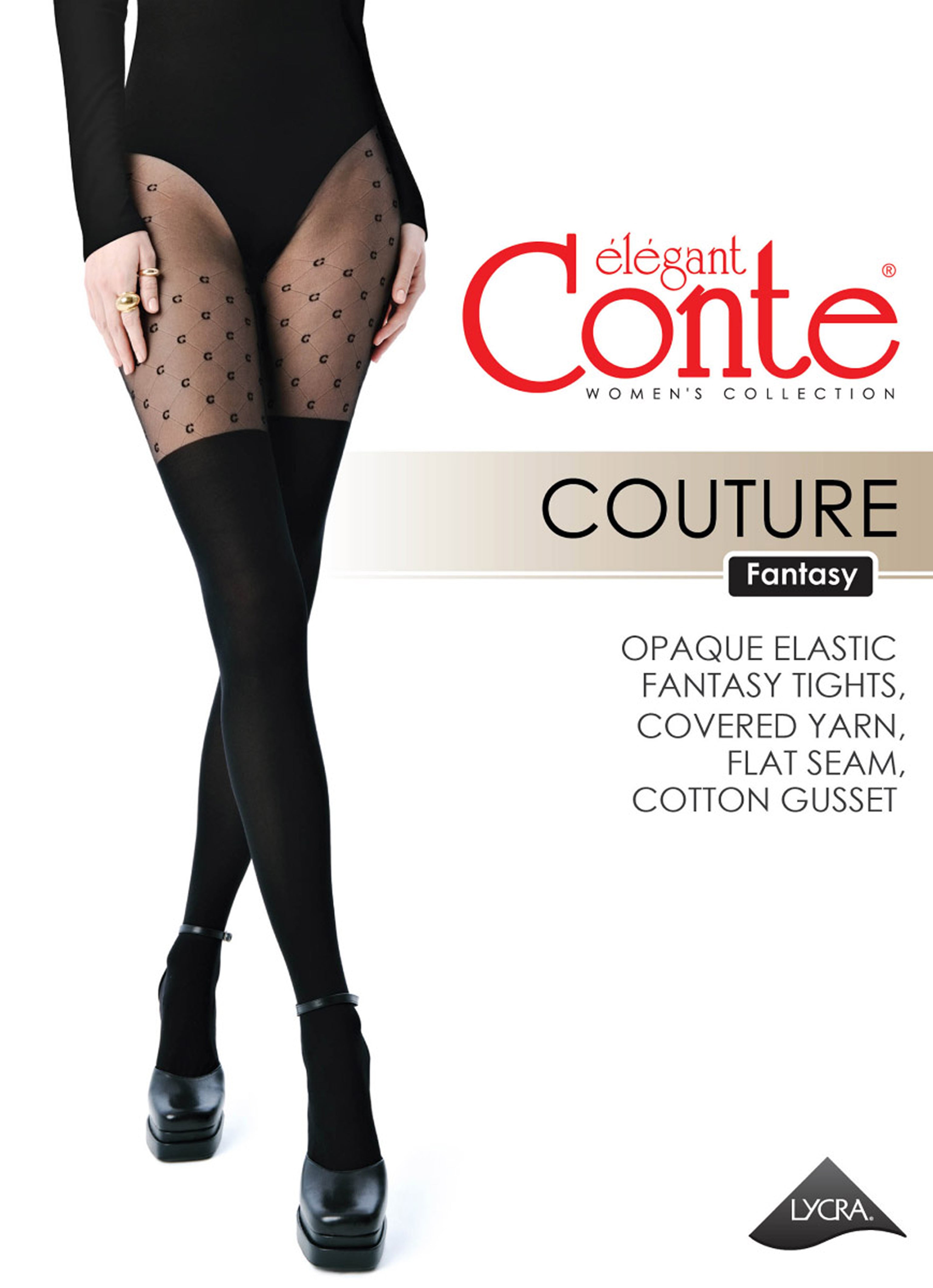 TheRanok.com Fantasy Tights Conte Couture - Imitation Overknees — in-use photo