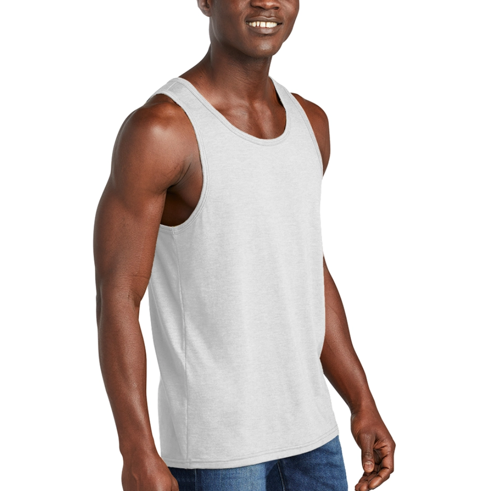 WONENA Unisex Tri-Blend Organic Tank — lifestyle context