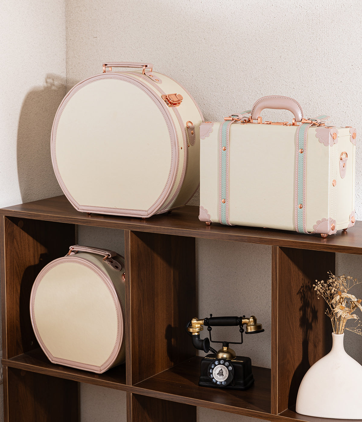 Minimalism Large Hat Box - Cream White's