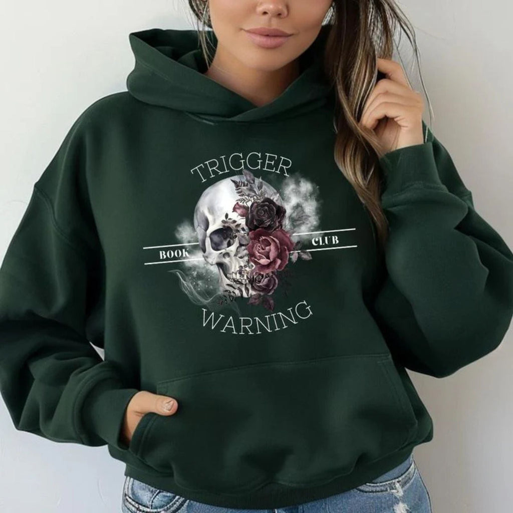 Pasimax Trigger Warning Reading Hoodie — main product shot